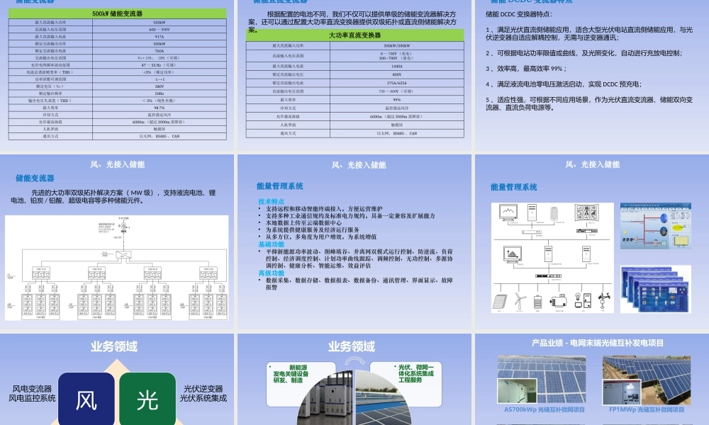 风光接入储能技术方案.pptx