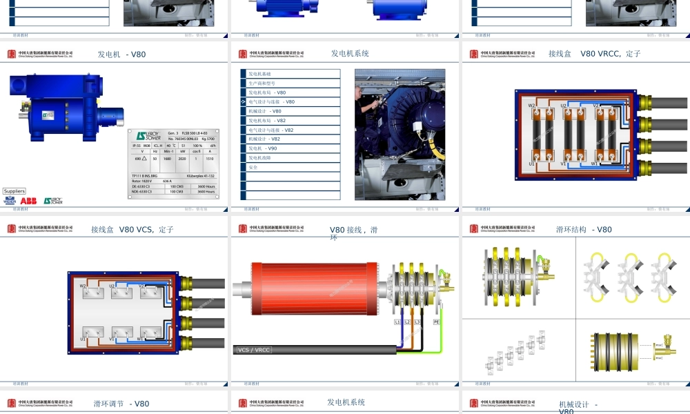 风力发电机组 发电机系统培训课件.ppt