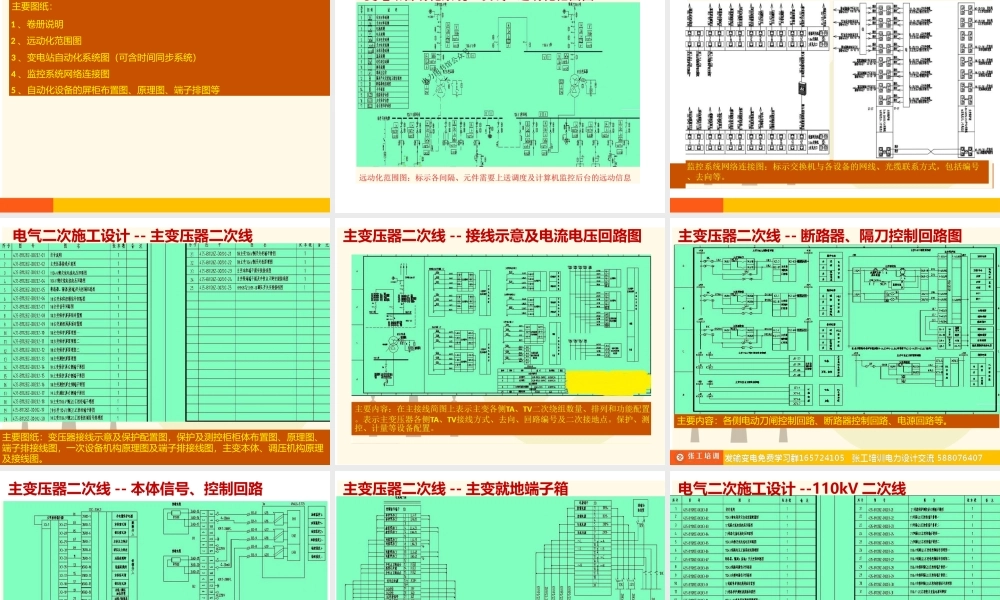 04.电气二次施工设计概述 .pptx
