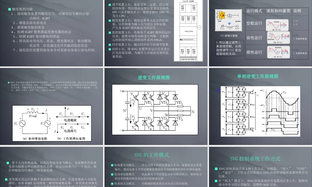 SVG无功补偿原理及应用解析.ppt