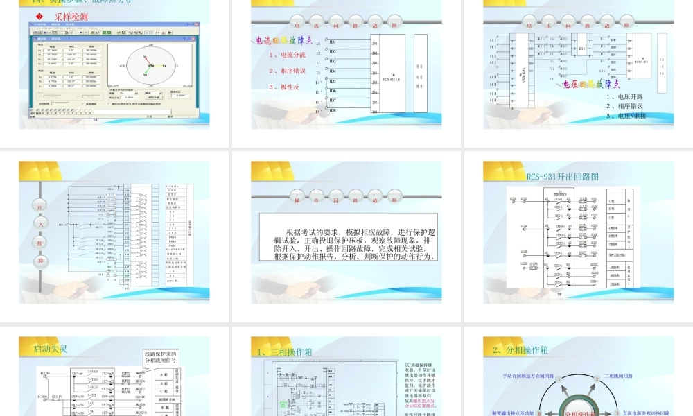 十、继电保护实操培训-故障排查.ppt