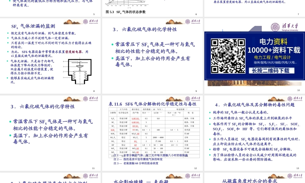 清华大学 ABB SF6断路器知识培训 .ppt