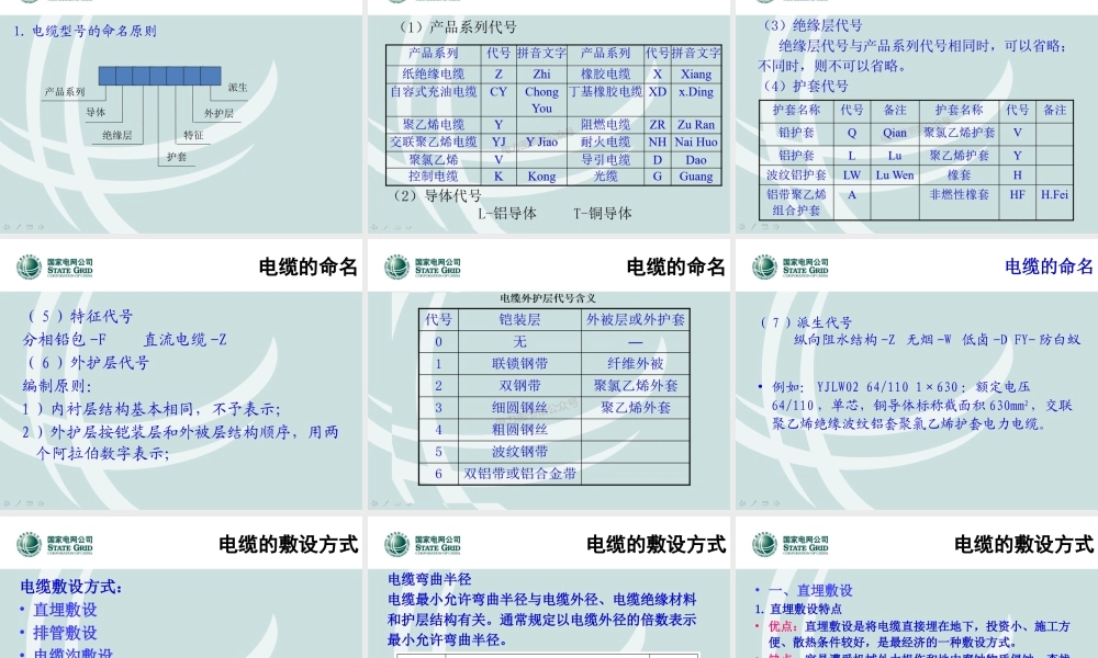 输电电缆基础知识.ppt