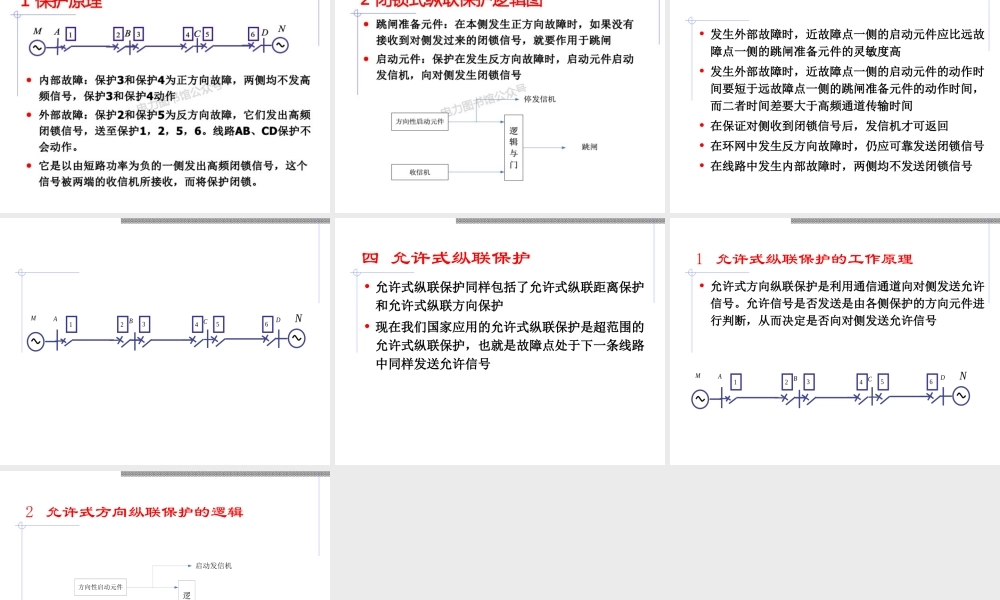 超高压线路快速纵联保护.ppt