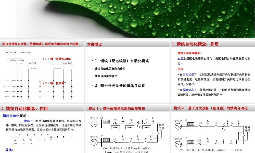 配电网馈线自动化.ppt