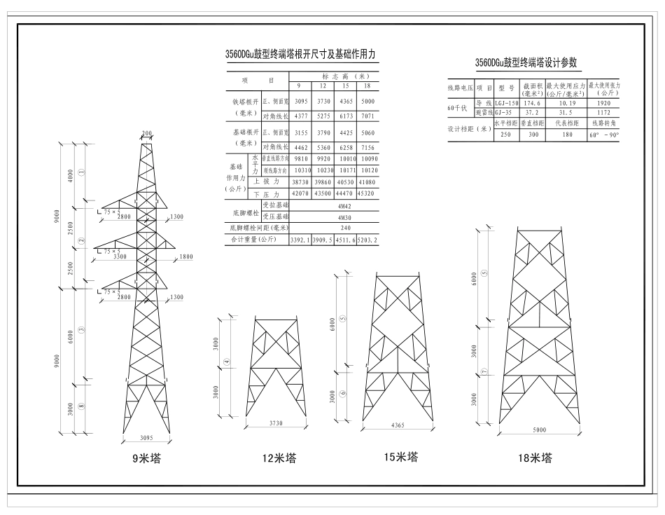 35kv铁塔设计图集.pdf_第1页