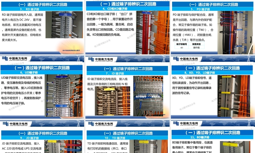 南方电网 变电站重点二次回路知识培训.ppt