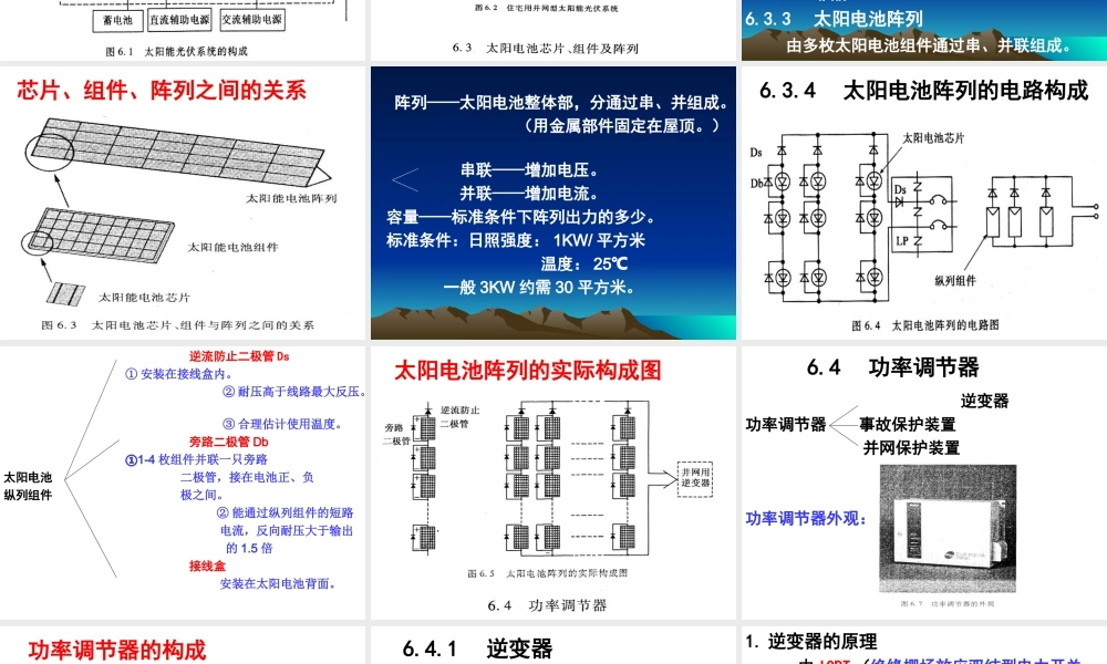 太阳能光伏系统的基本构成.ppt