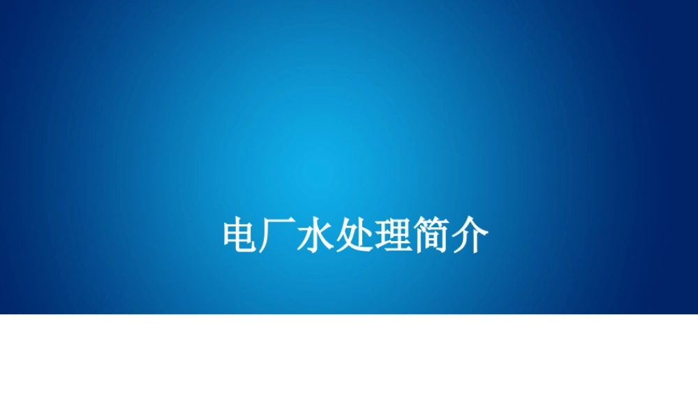 电厂水处理简介.ppt