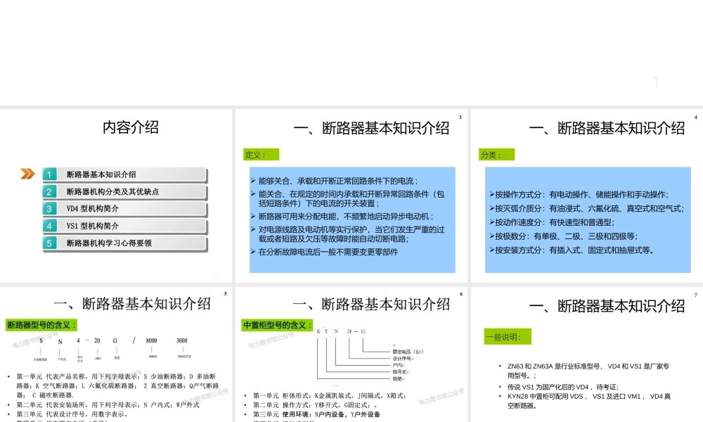 高压断路器机构简单介绍.pptx
