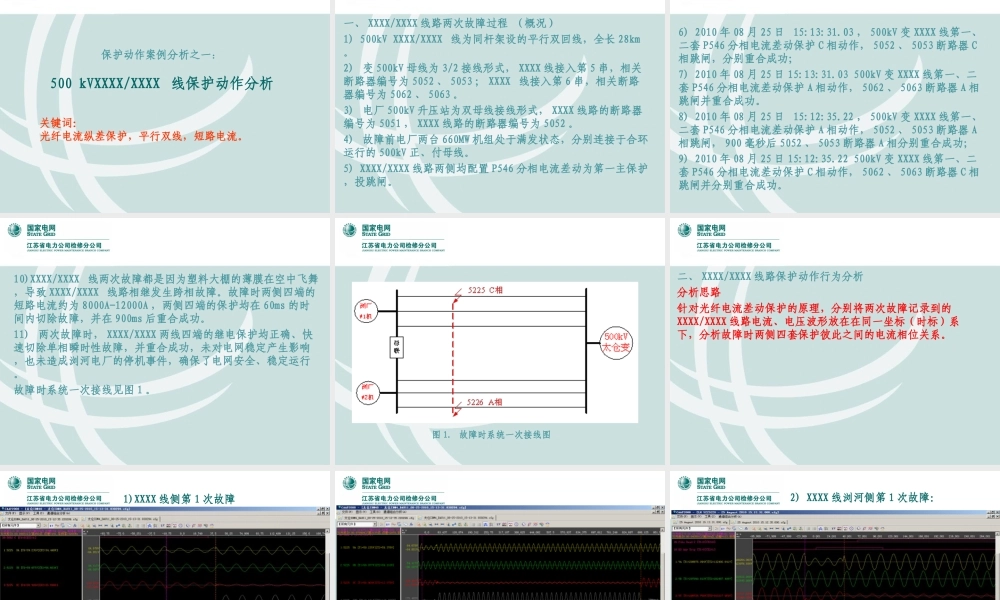 故障录波与故障分析.ppt