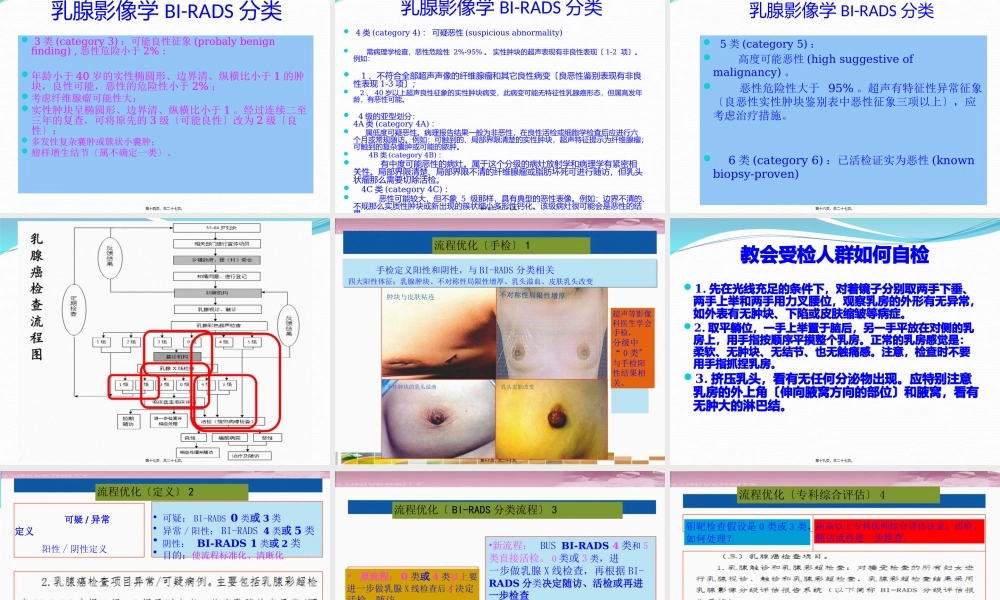 乳腺癌筛查质量控制模板.pptx