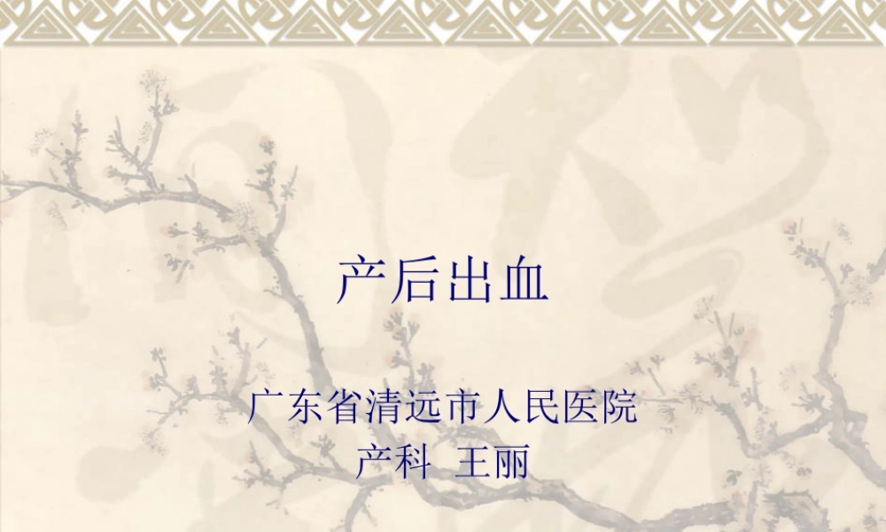 产后出血演示文稿.pptx