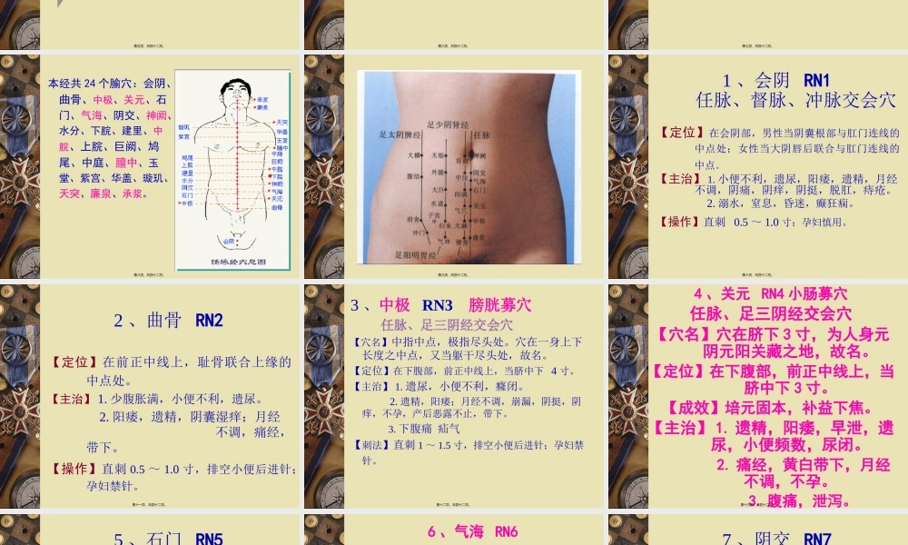 任脉与腧穴概要.pptx