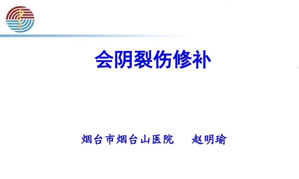 会阴裂伤修补.pptx