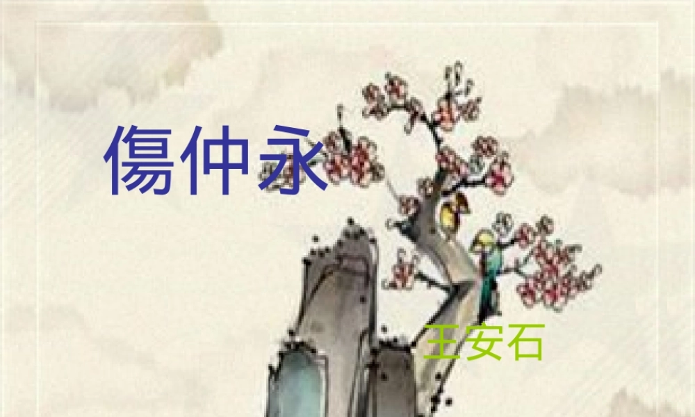 伤仲永王安石.pptx