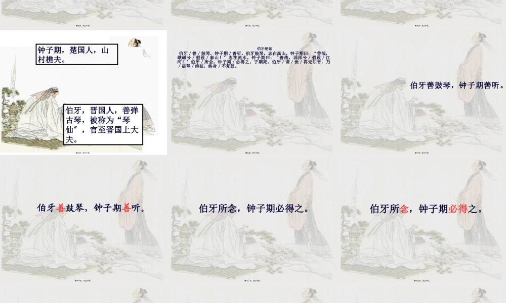 伯牙绝弦--田汝菊资料.pptx