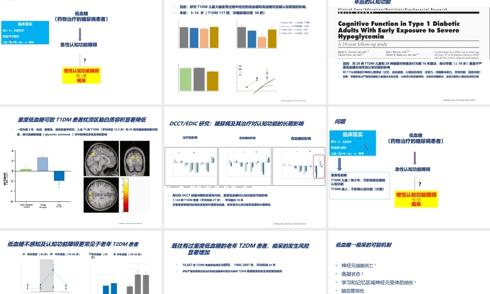 低血糖的后果与影响-潘天荣.ppt