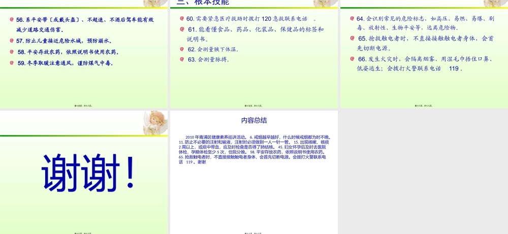 健康素养66条ppt.pptx