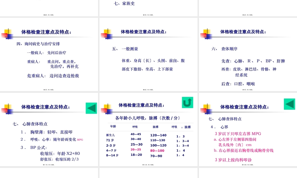 儿科病史采集及体格检查.pptx