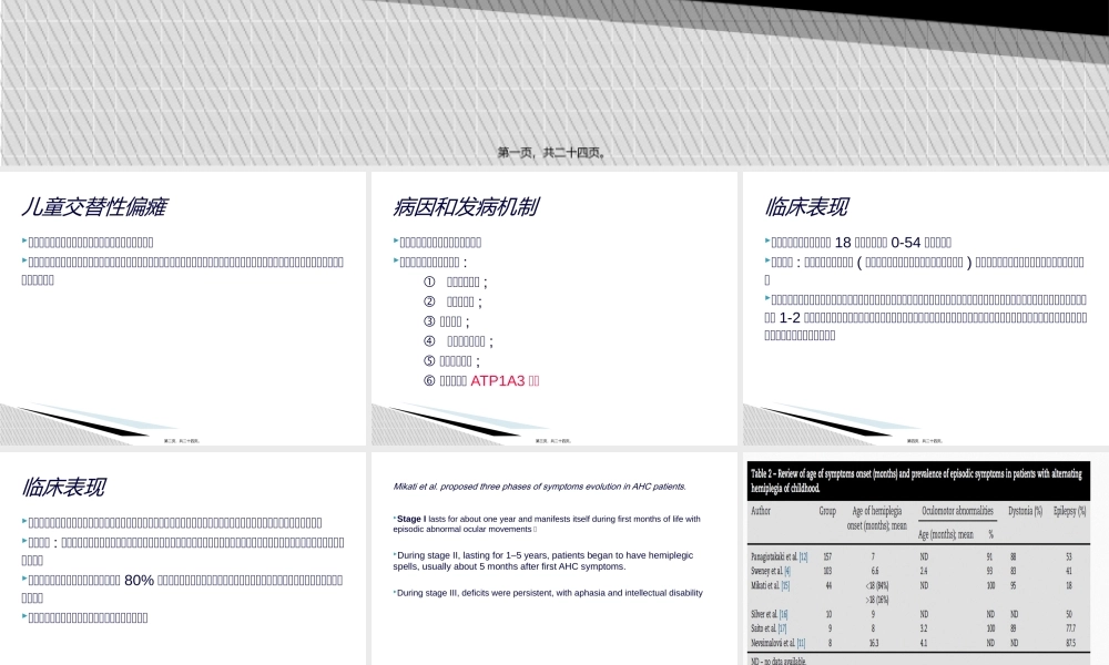 儿童交替性偏瘫.ppt
