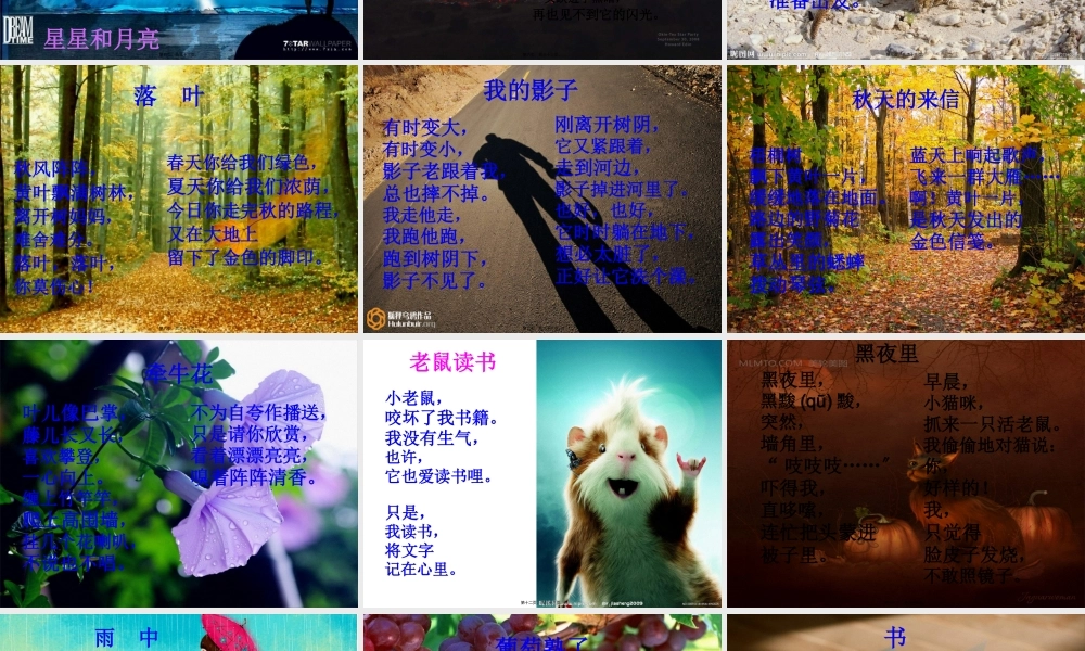 儿童诗欣赏.pptx