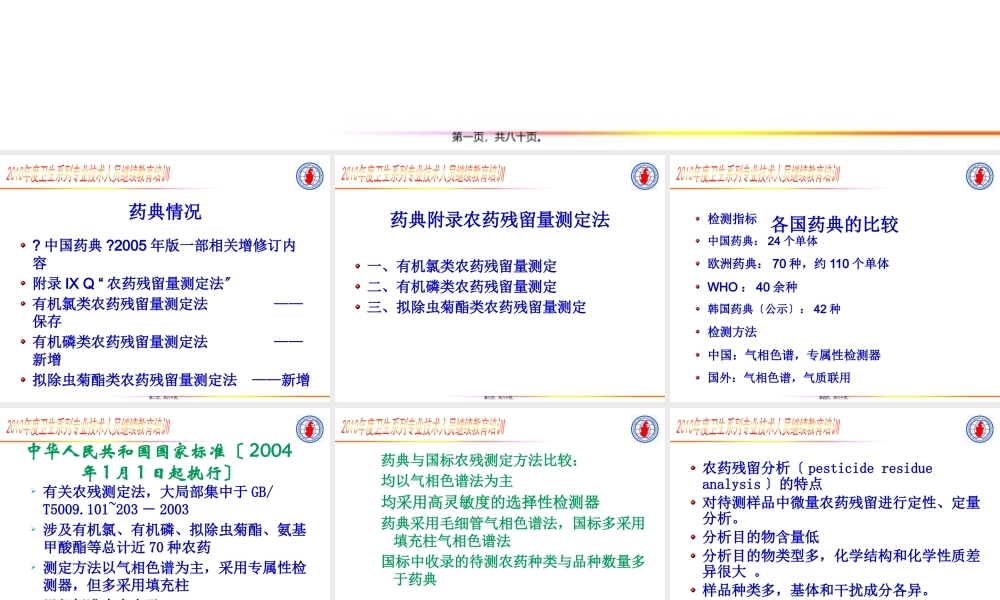 农药及黄曲霉毒素的测定及安全处置.pptx