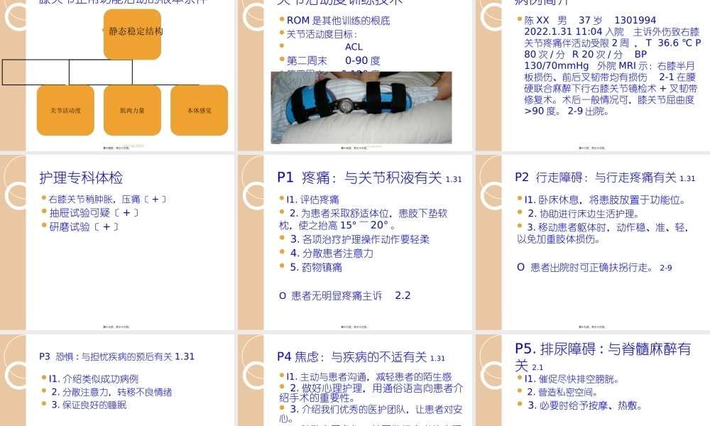 前叉韧带损伤的教学查房.pptx