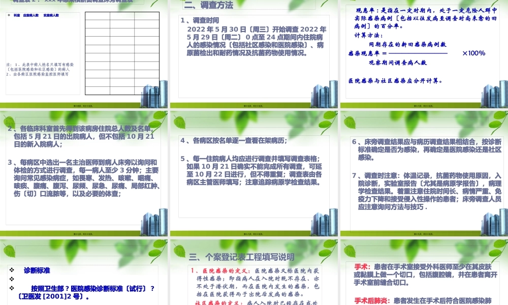 医院感染现患率调查(倪国珍).pptx