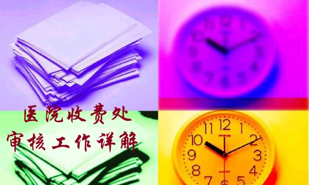 医院收费处审核工作详解.pptx