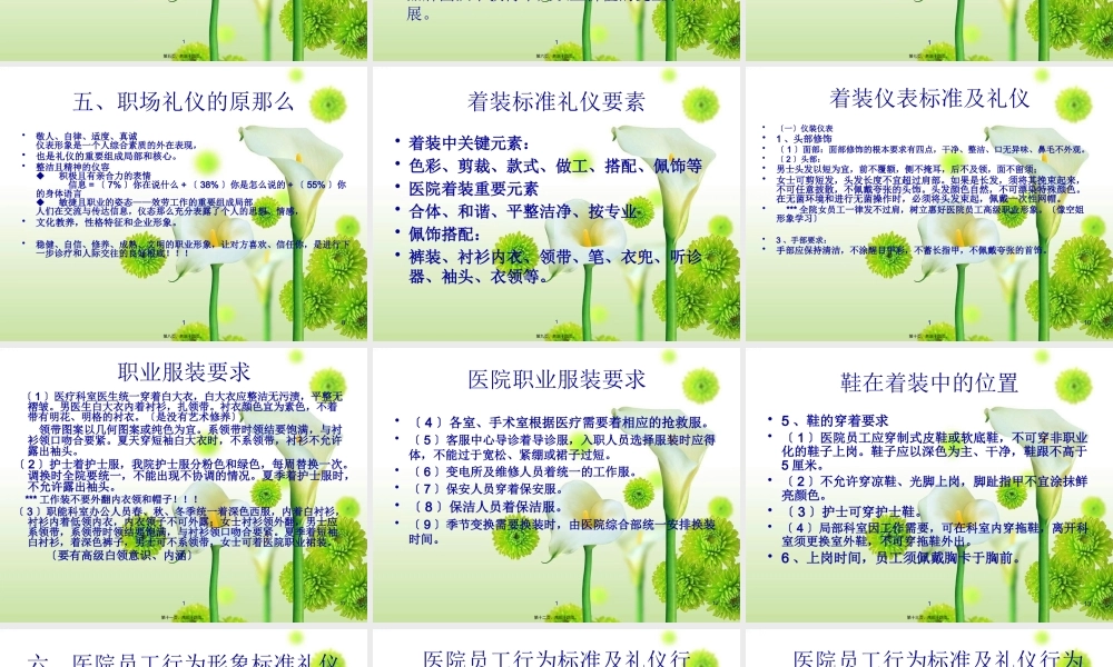 医院礼仪与办公秩序.pptx