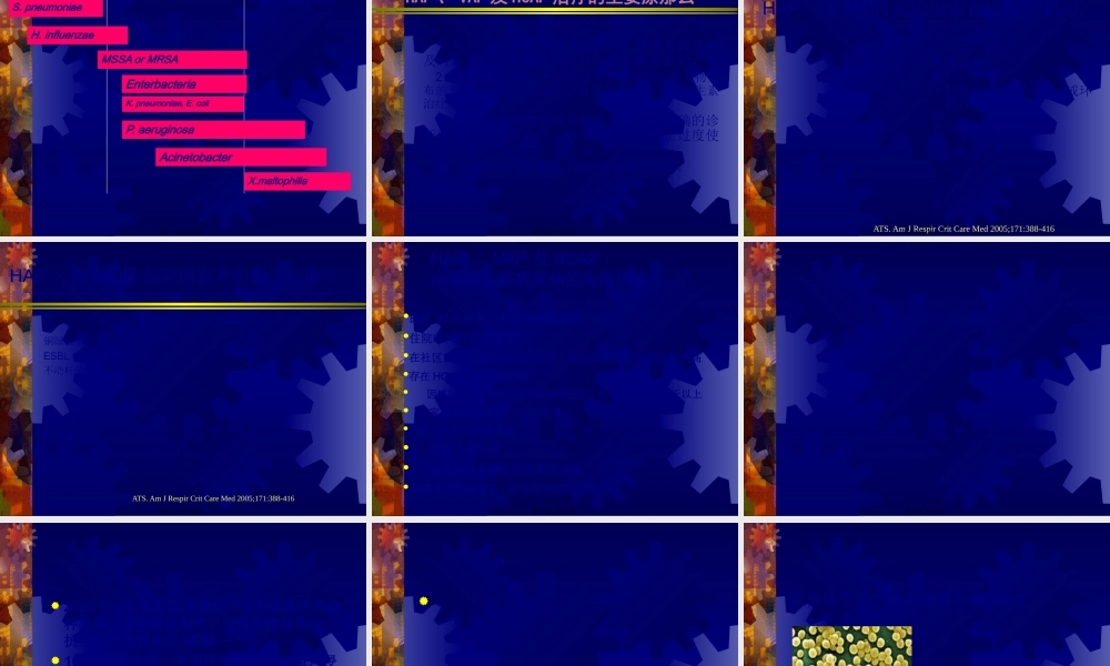 医院获得性肺炎与超级细菌.pptx