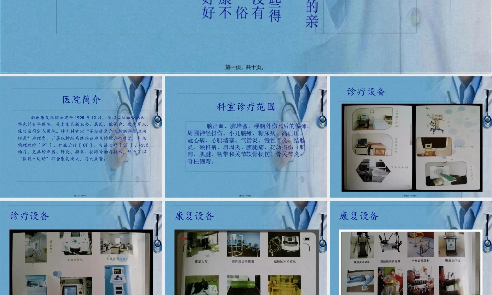 南乐康复医院简介.pptx