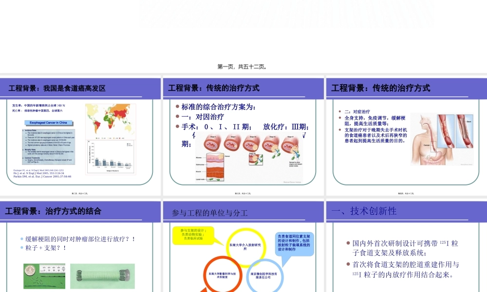可携带放射粒子食道支架.pptx