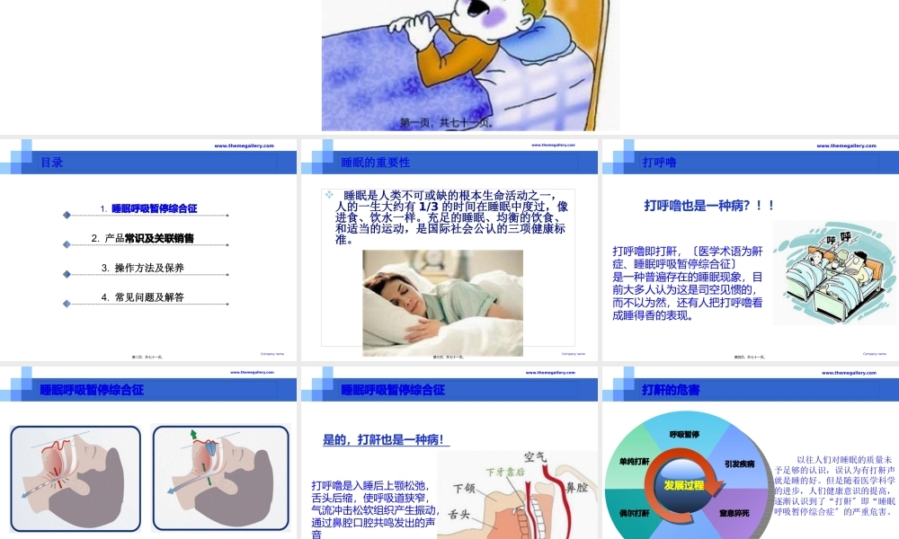 呼吸机及阻鼾器.pptx