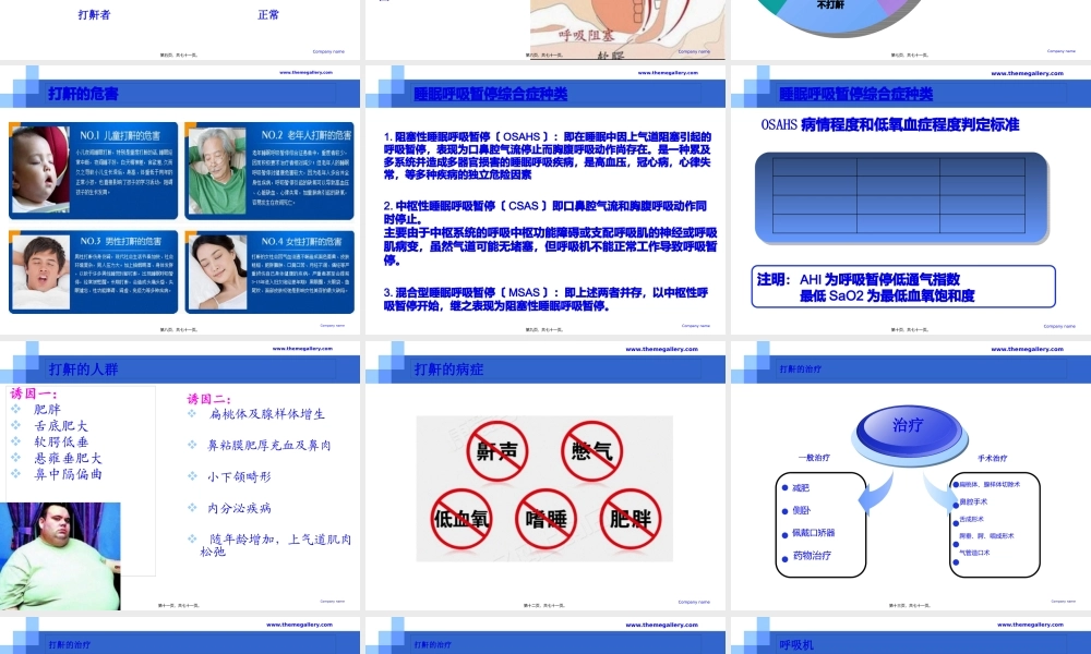 呼吸机及阻鼾器.pptx