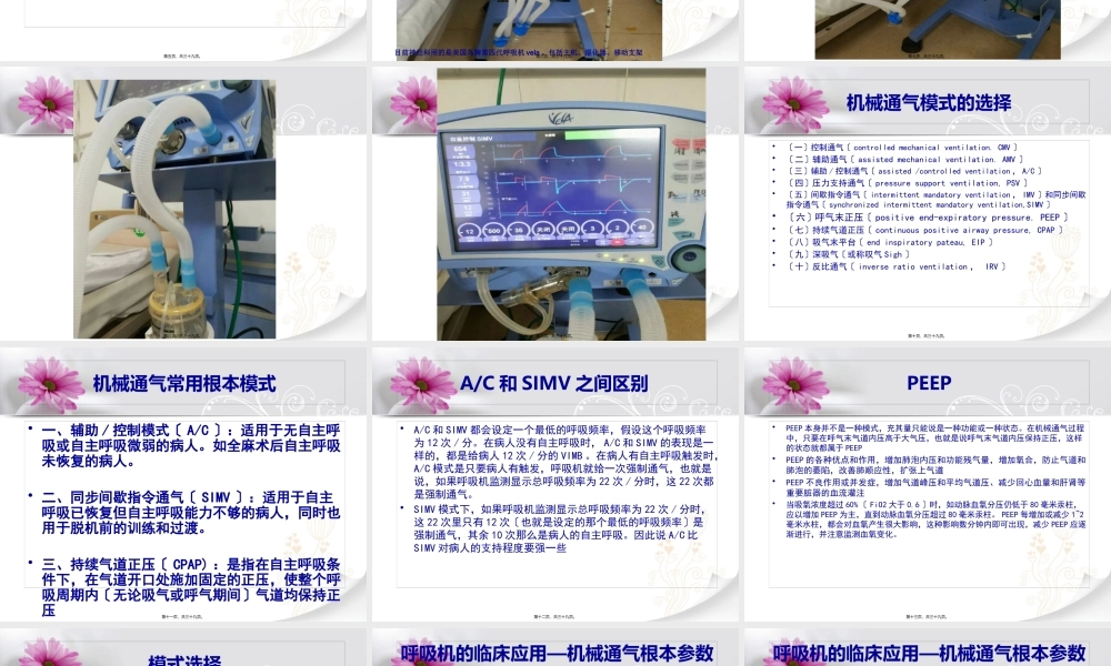 呼吸机的相关知识.pptx