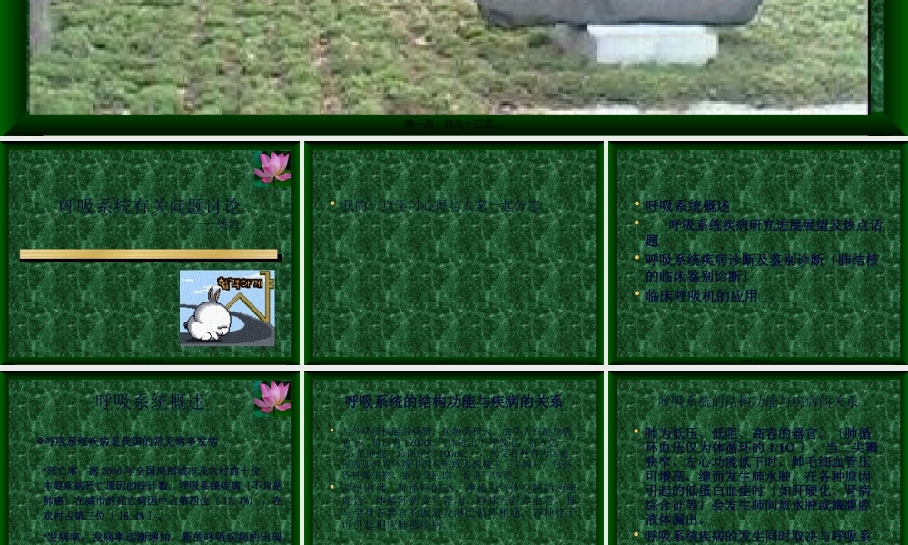 呼吸系统有关问题讨论.pptx