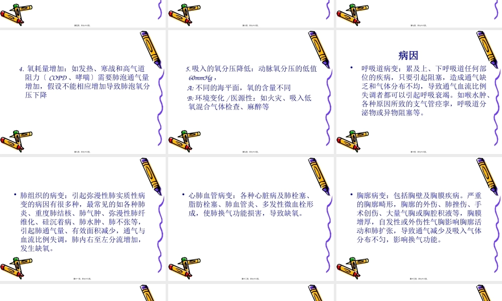 呼吸衰竭的诊治.pptx