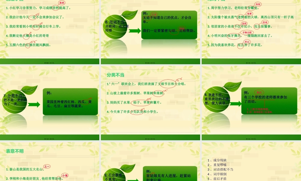 四年级修改病句(复习).pptx