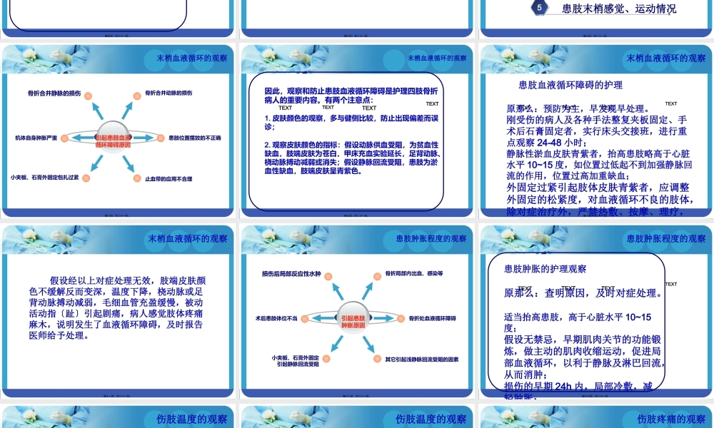 四肢创伤及骨折患者观察.pptx