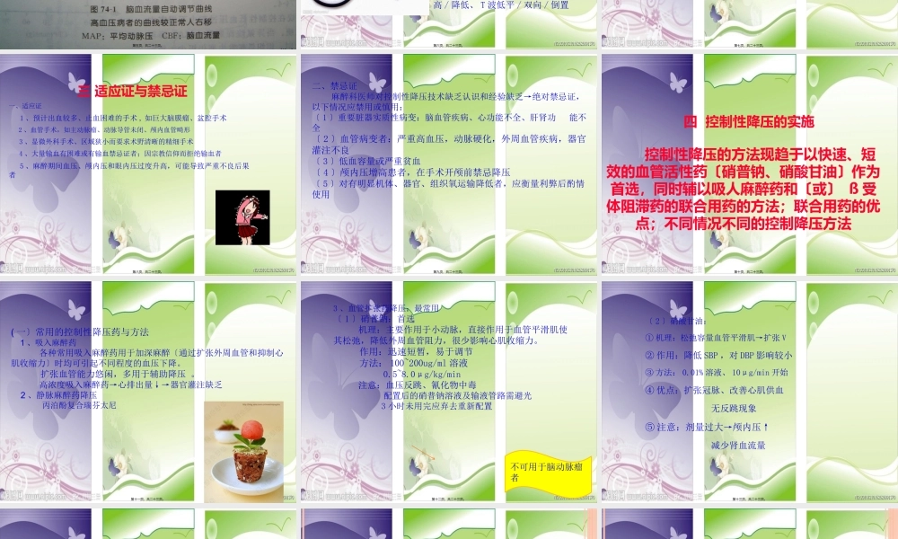 围术期控制性降压.pptx