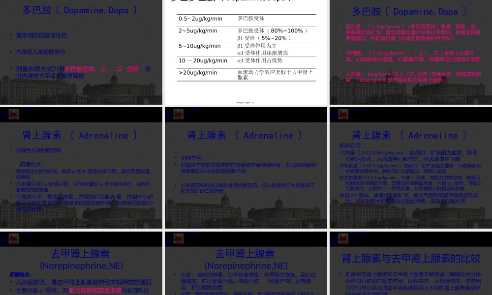 围术期合理应用血管活性药.pptx