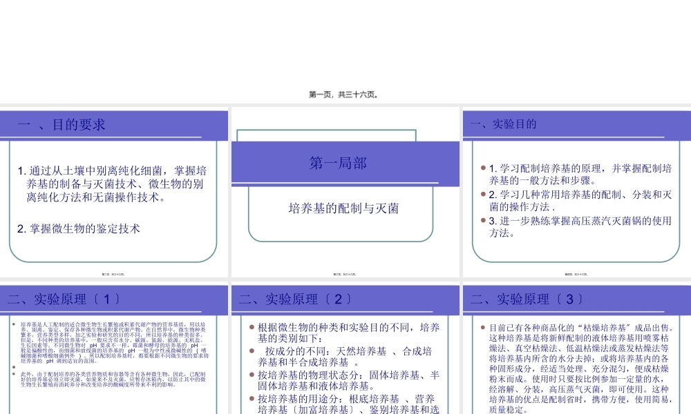 土壤细菌的分离及纯化.pptx