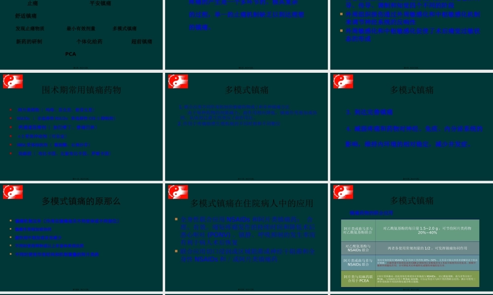 多模式镇痛与无痛医院建立(迟永良).pptx