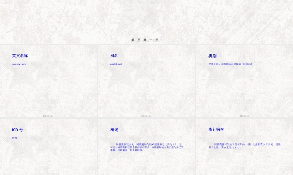 大网膜囊肿详解.pptx
