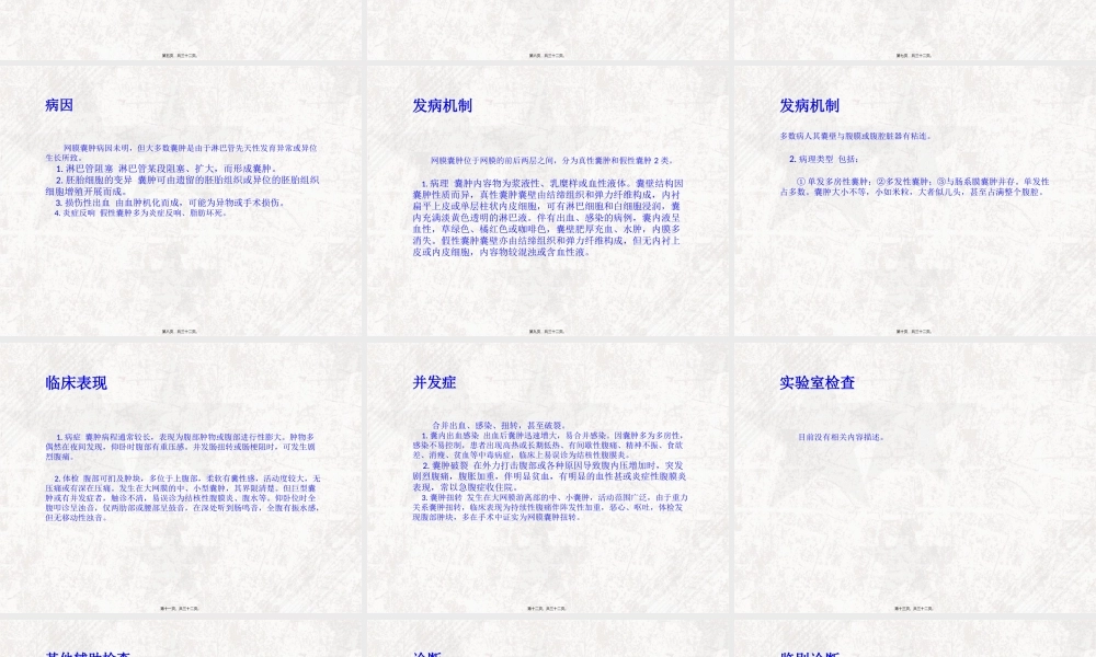 大网膜囊肿详解.pptx