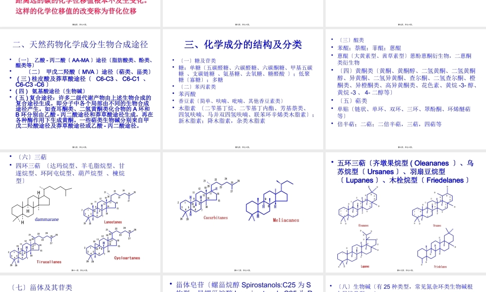 天然药化复习纲要PPT.pptx