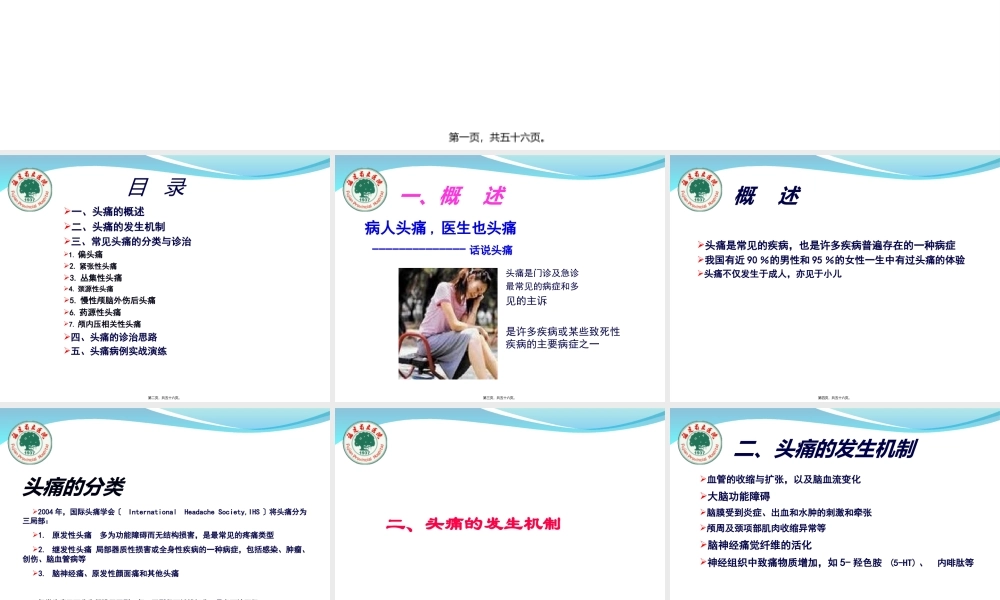 头痛--陈兴泳.ppt