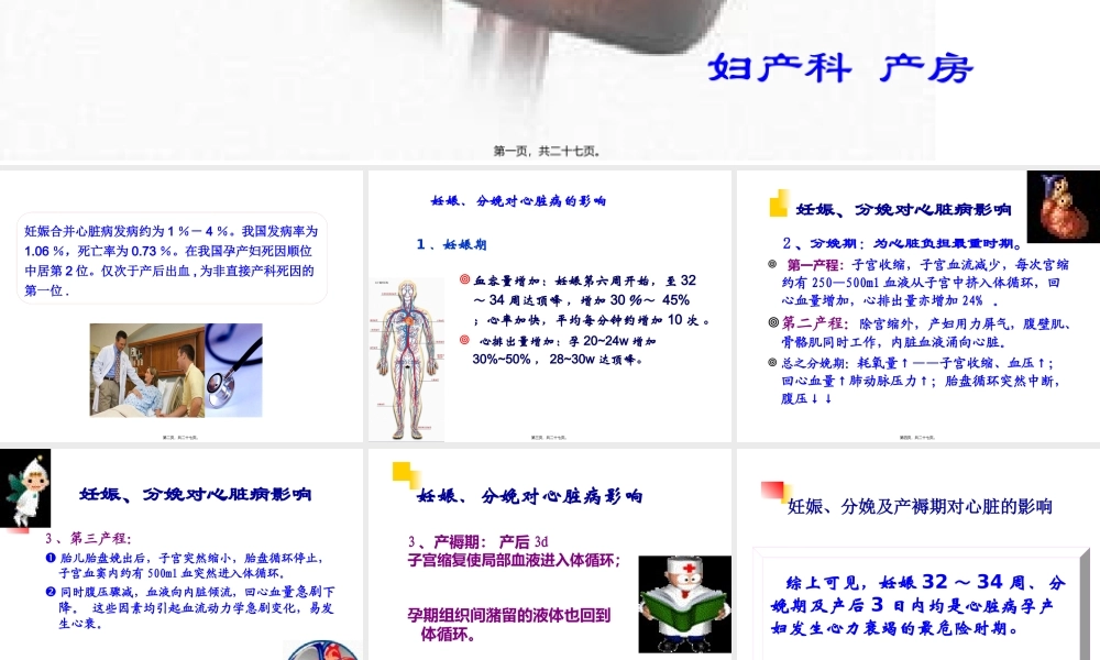 妊娠合并症心脏病.pptx